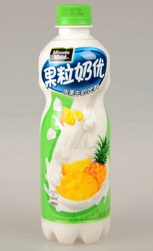 一口清甜，满口果粒——美汁源果粒果优清香菠萝风味饮料测评